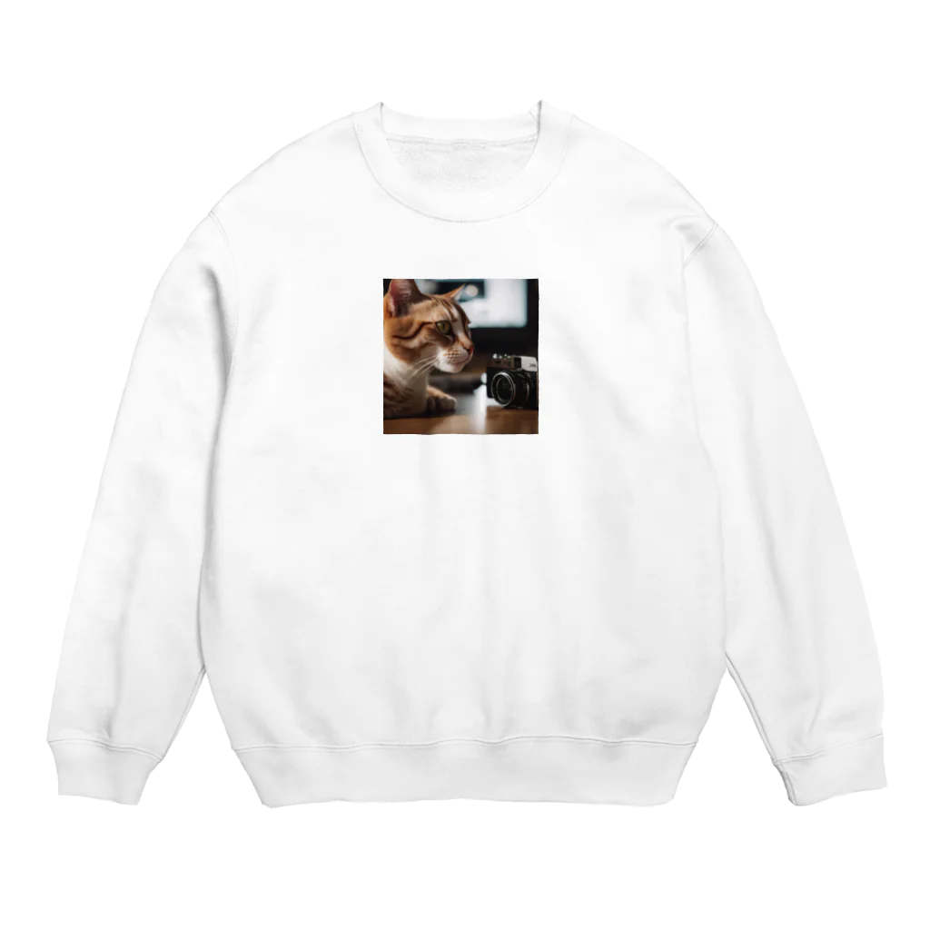 yura6200の猫ちゃん　v8 Crew Neck Sweatshirt