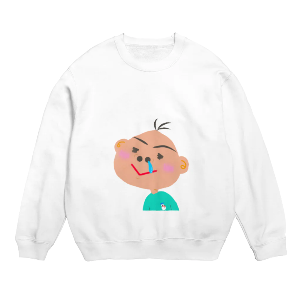 ザ☆めんまのお店の笑太郎（えみたろう） Crew Neck Sweatshirt