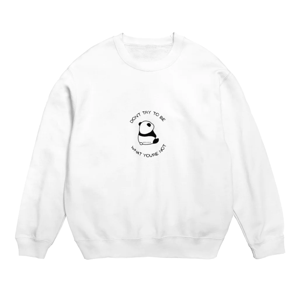 LE MEILLEURのパンダくん Crew Neck Sweatshirt