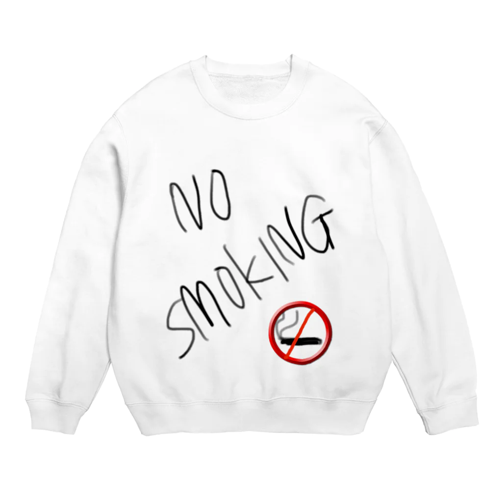 空想空間のNO SMOKING Crew Neck Sweatshirt