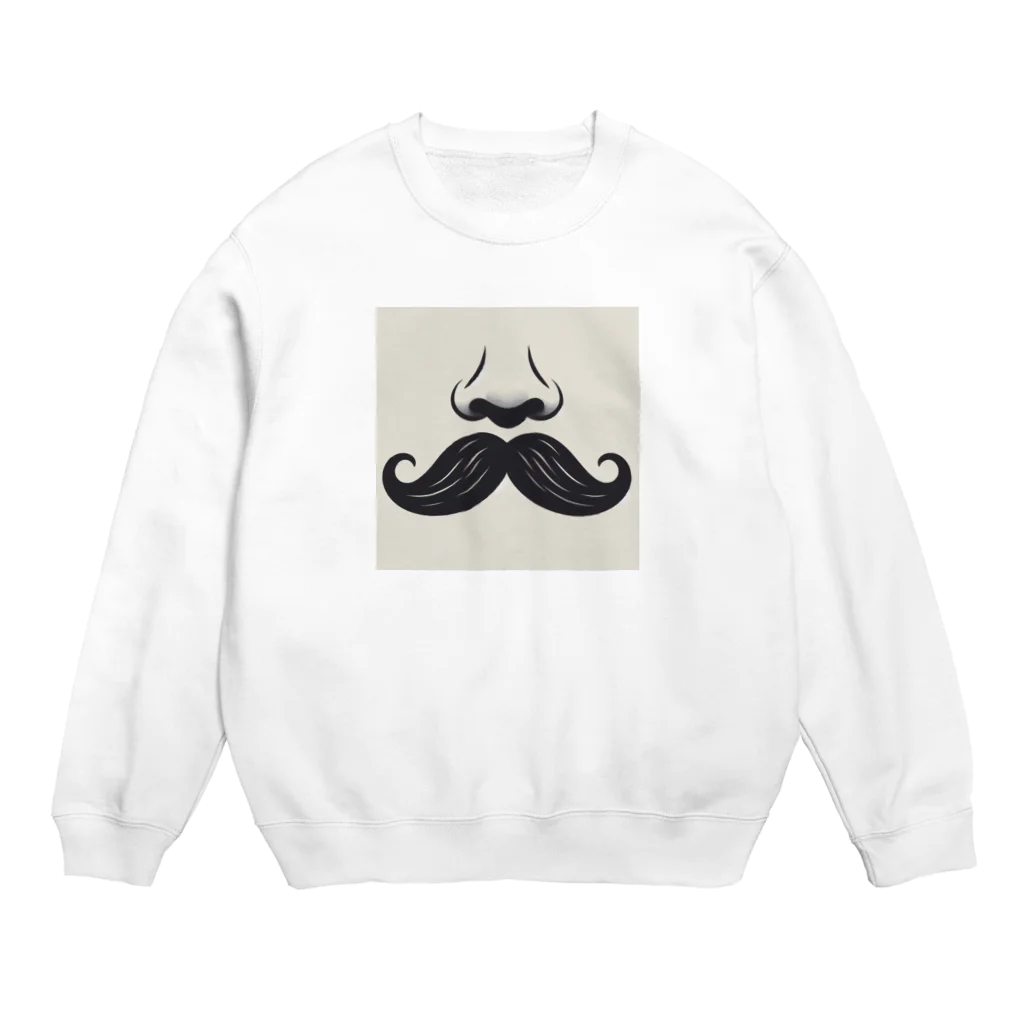 まいけんの鼻ヒゲ maiken Crew Neck Sweatshirt