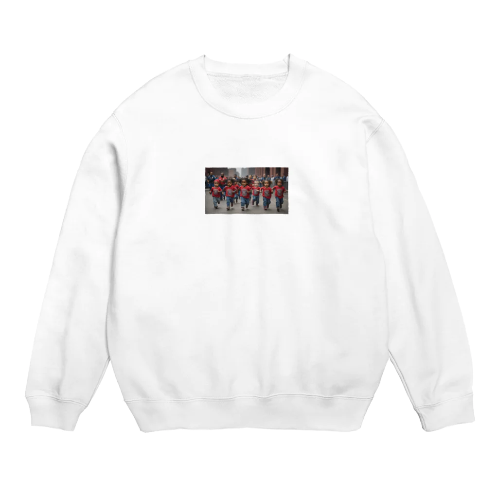 無名のお店の可愛い子供たち Crew Neck Sweatshirt