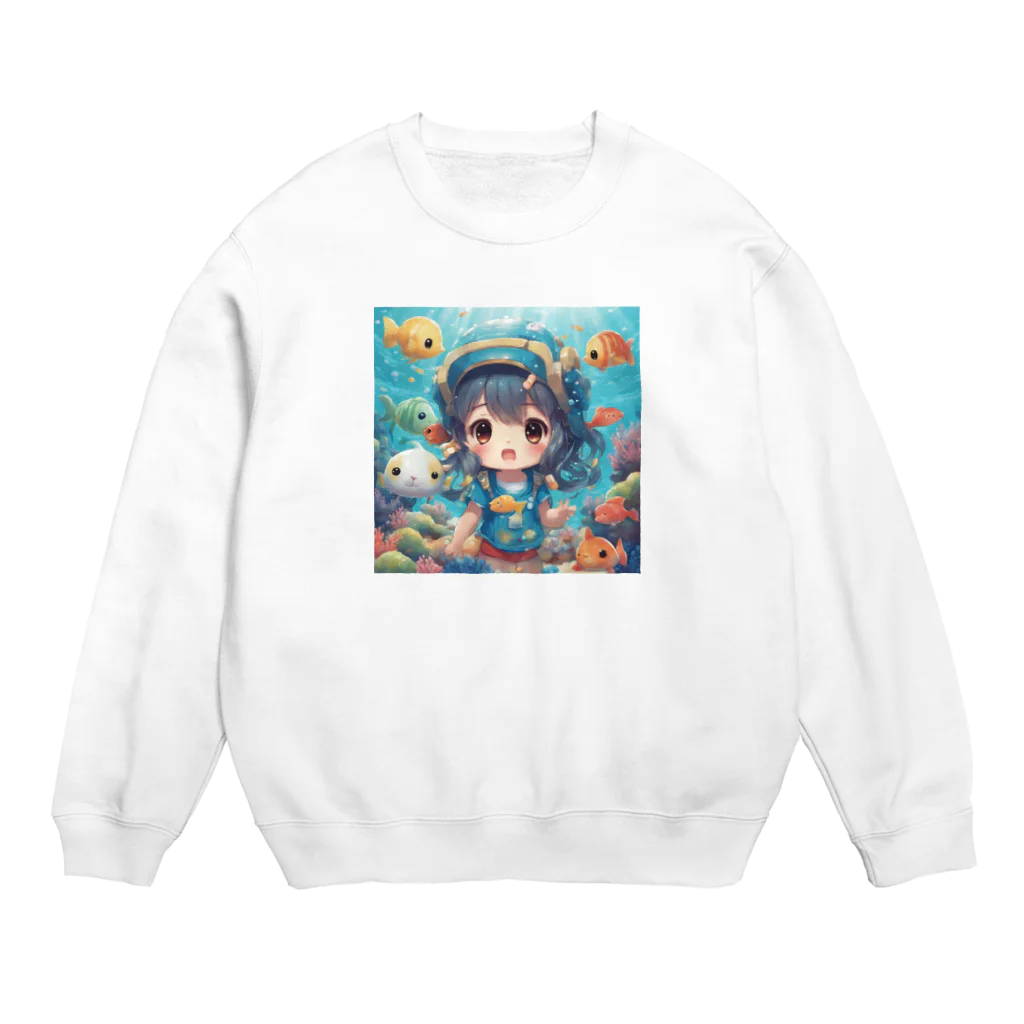 ☆KOKORAY☆のゴンズイちゃん Crew Neck Sweatshirt