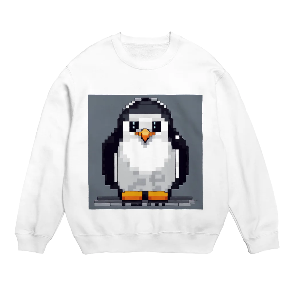 hakusyuuの優しい眼差しペンギン Crew Neck Sweatshirt