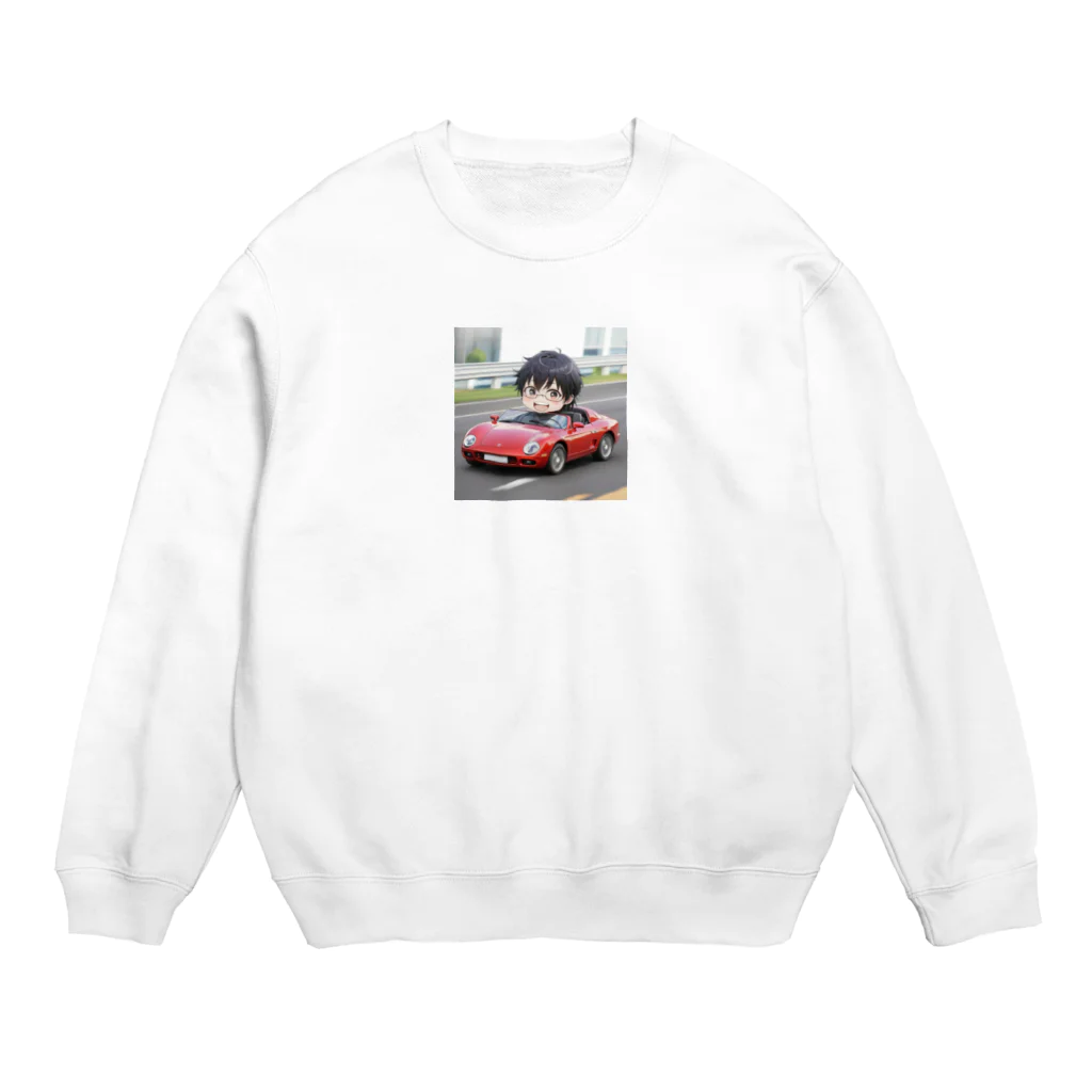 なお（ｻﾗﾘｰﾏﾝ）＠AI使って情報発信中のオープンカードライブ＠サラリーマン Crew Neck Sweatshirt