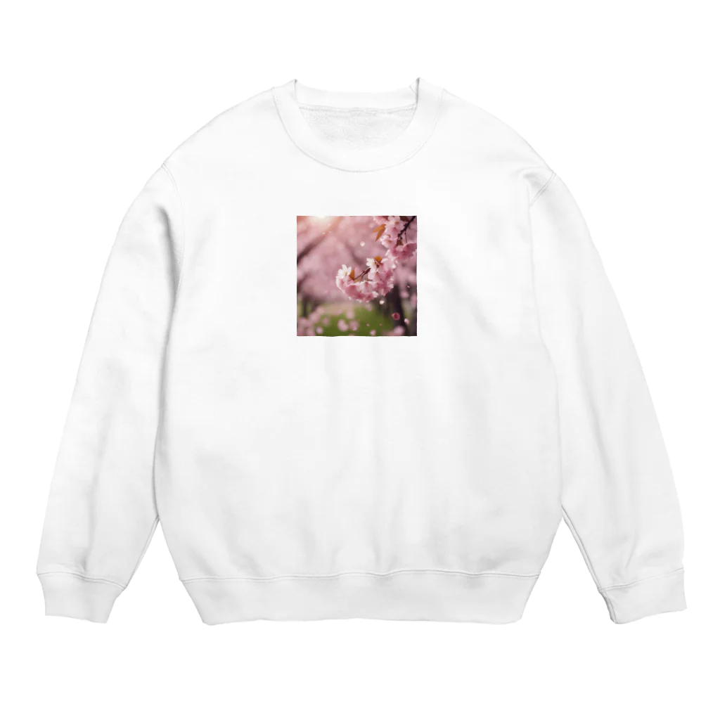 18cmの桜12 Crew Neck Sweatshirt