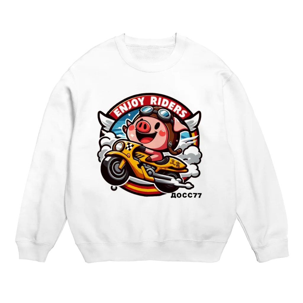 DOSS77のサーシャの冒険サン Crew Neck Sweatshirt