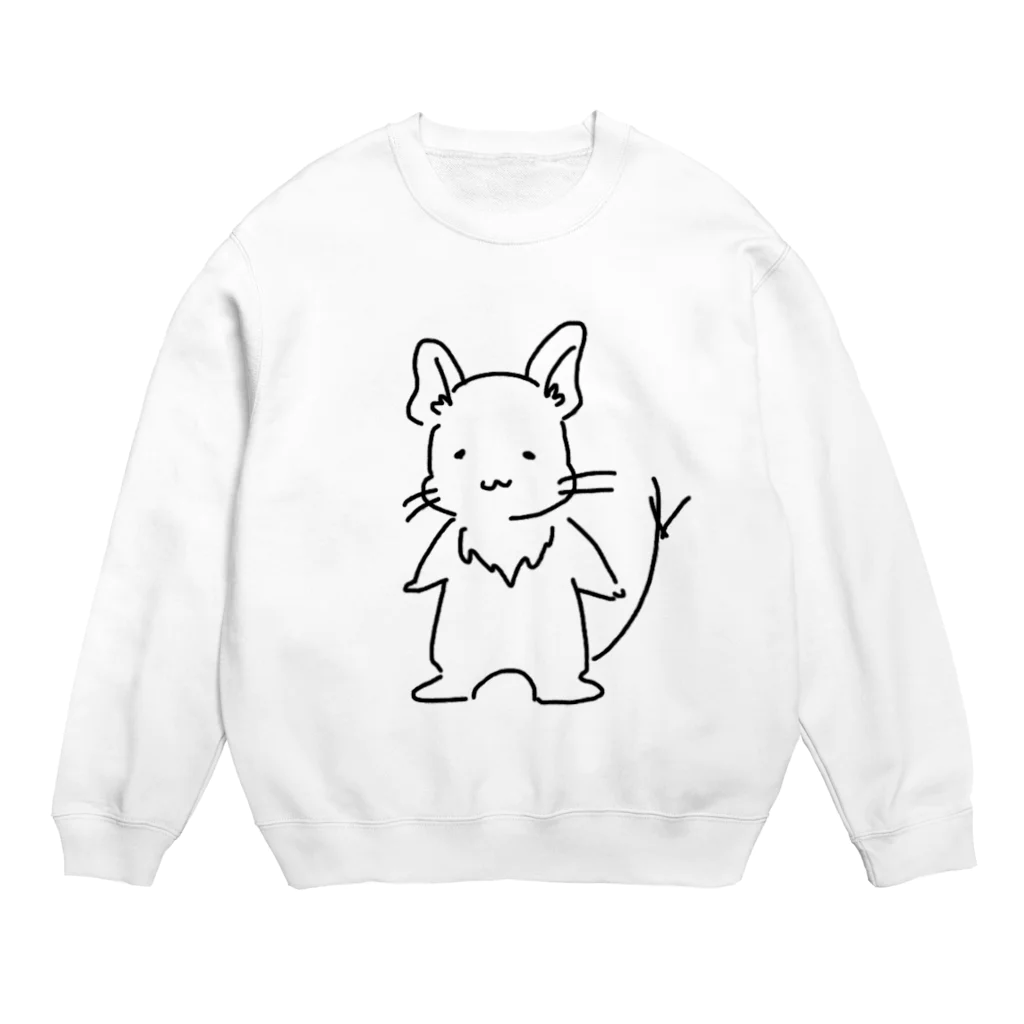 むぎてとはうすのゆるデグー Crew Neck Sweatshirt