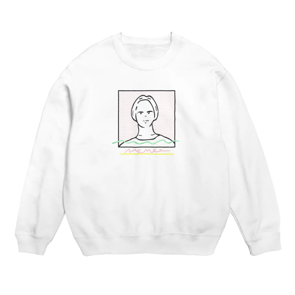 nemui chanzの girl friend Crew Neck Sweatshirt