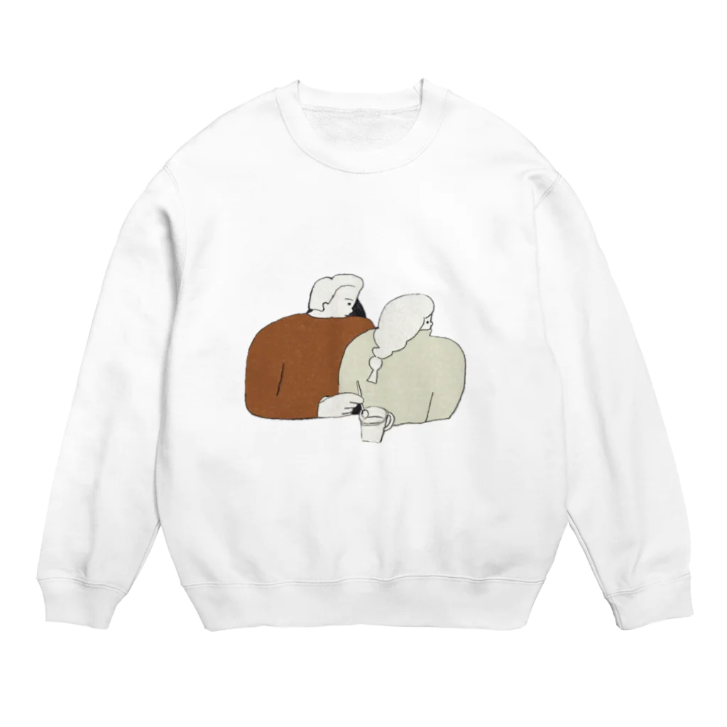 みにゆん　ねこのSweet date Crew Neck Sweatshirt