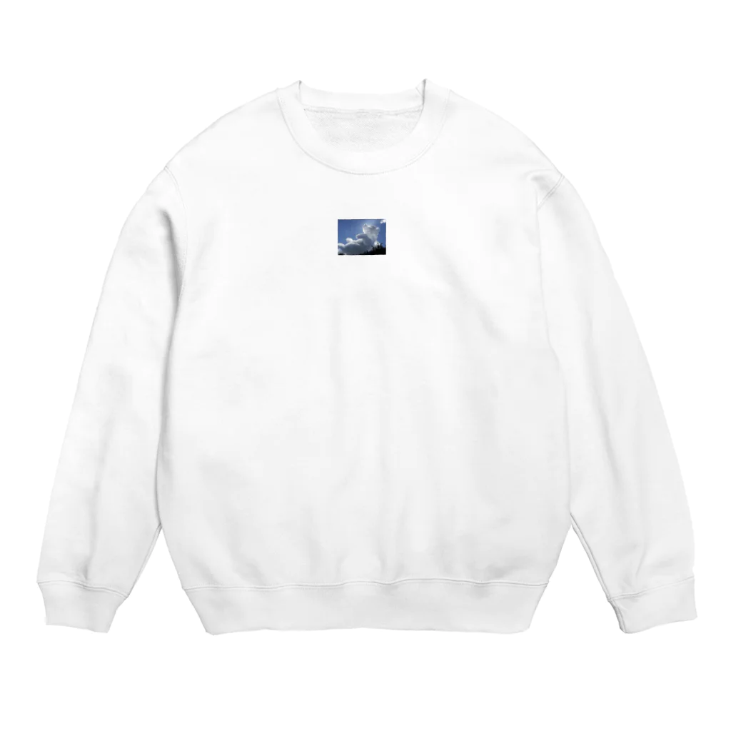 よっぴ～のくものプーさん Crew Neck Sweatshirt