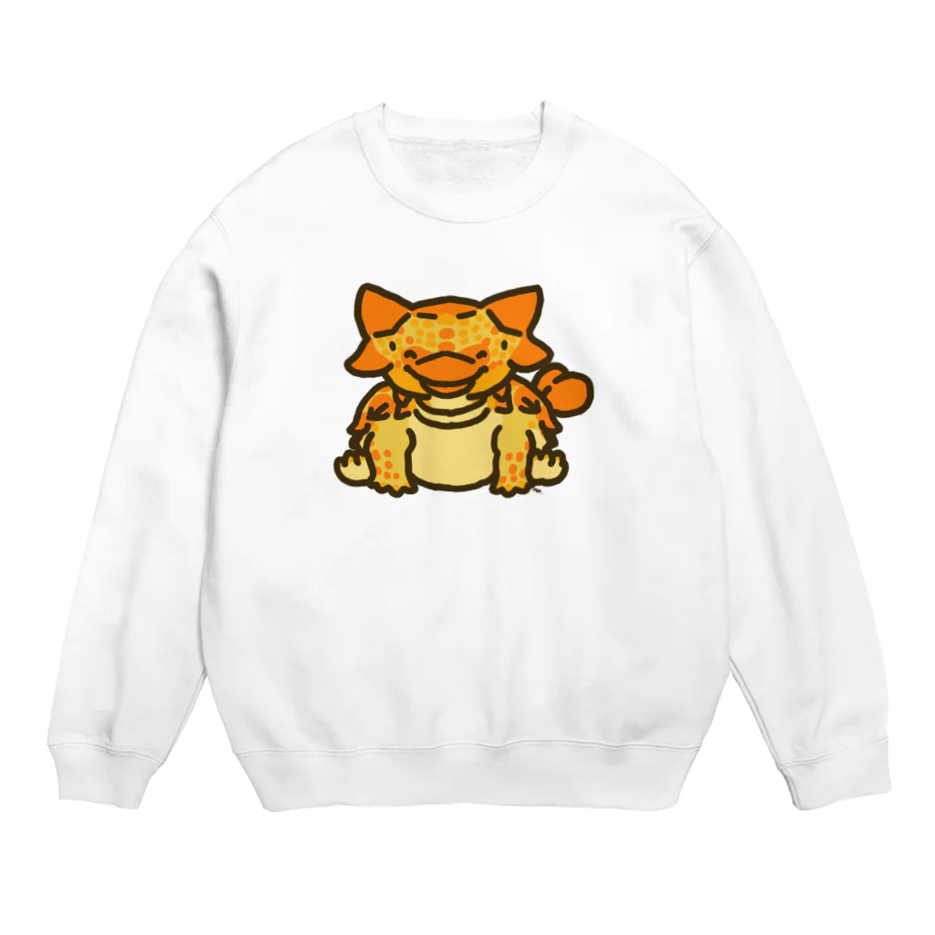 segasworksのアンキロちゃん（お座り） Crew Neck Sweatshirt