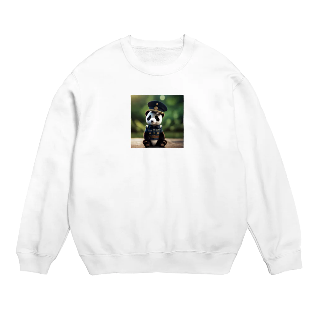 Blue Linksの車掌さんパルムくん Crew Neck Sweatshirt