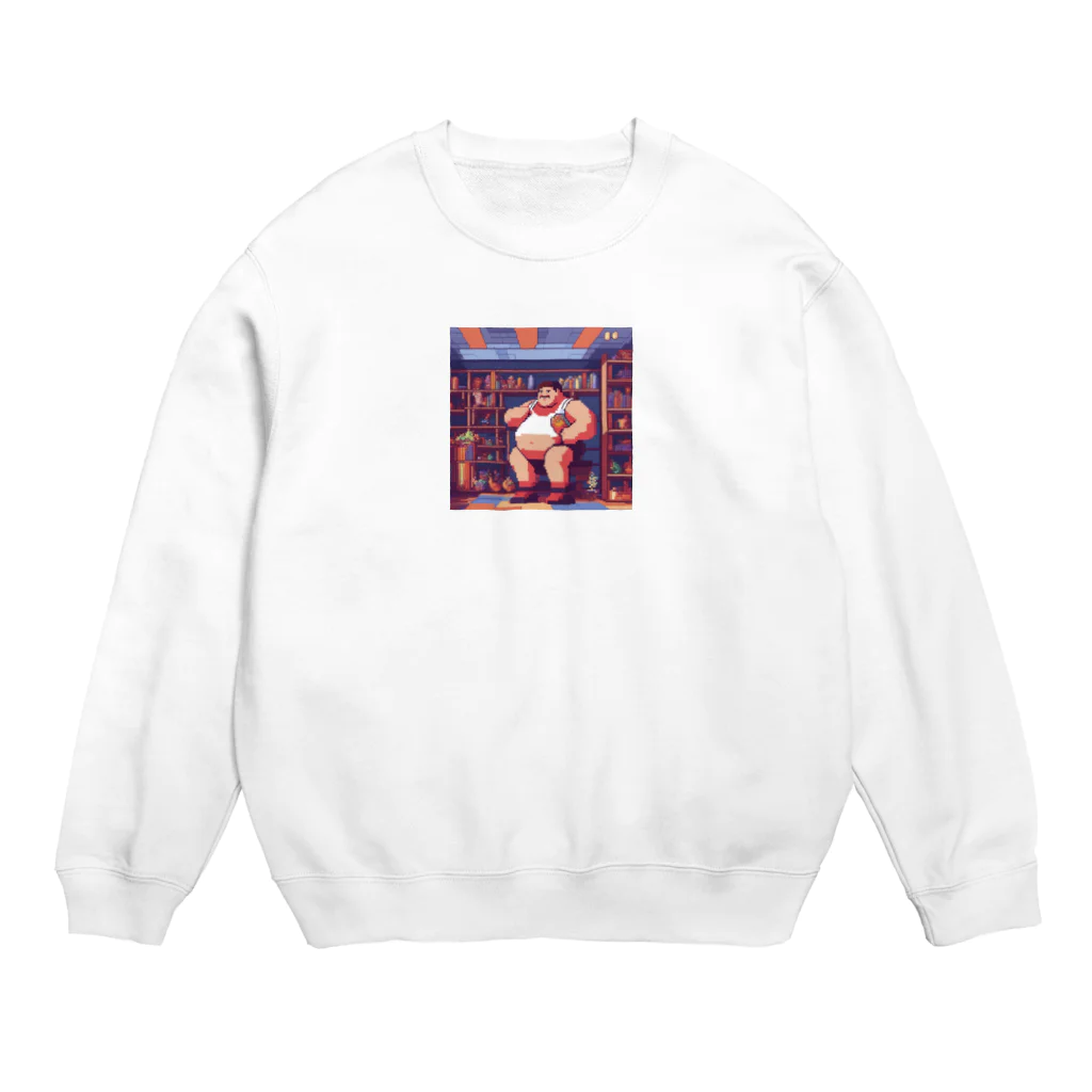 きなこのショップのぽっちゃり君 Crew Neck Sweatshirt