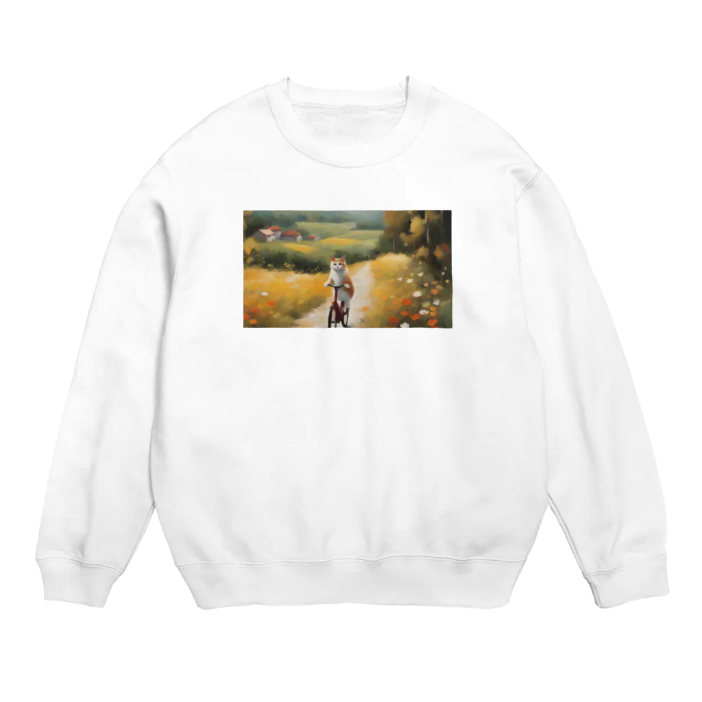 THE NOBLE LIGHTの花畑 Crew Neck Sweatshirt