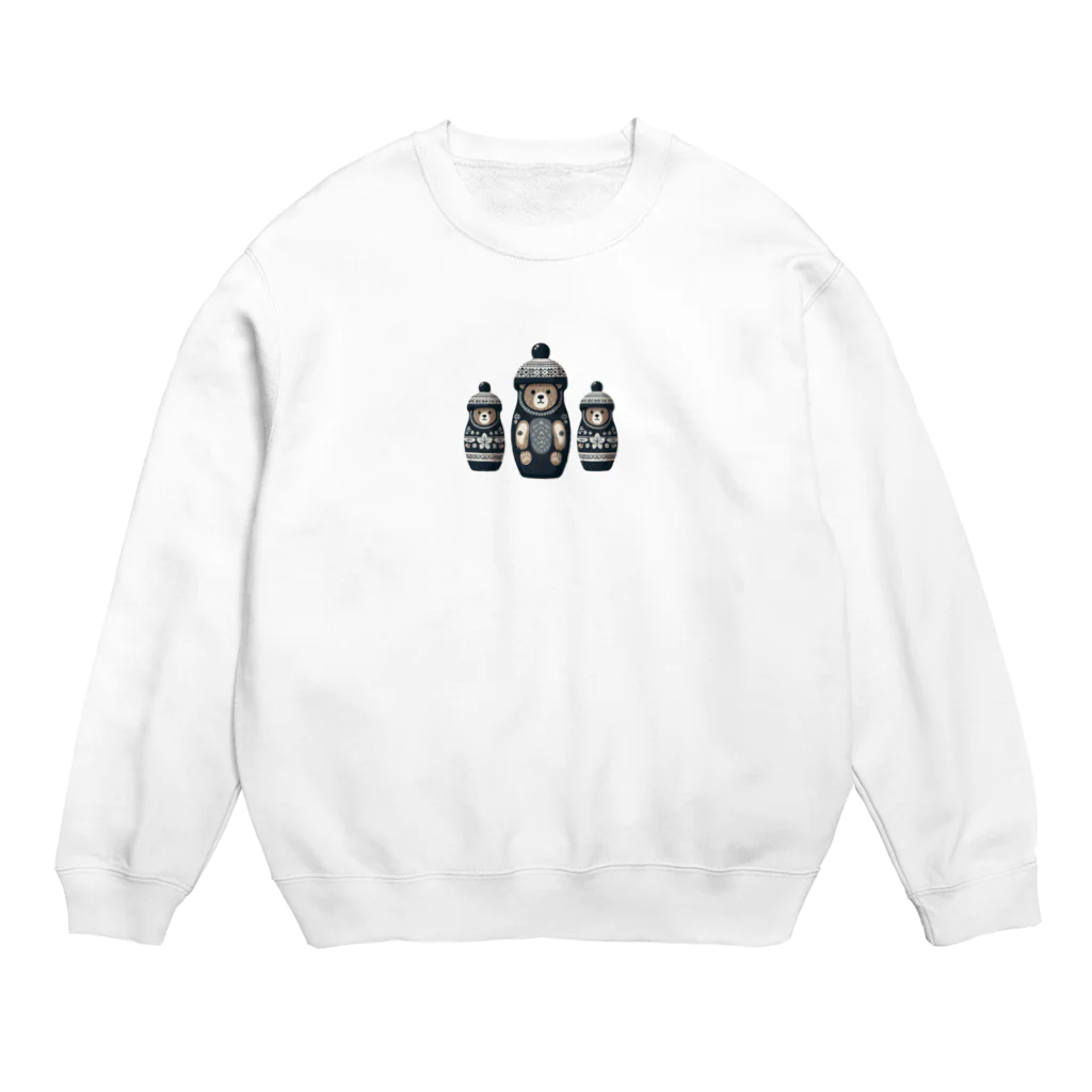 itanki3のグリズリーこけし Crew Neck Sweatshirt