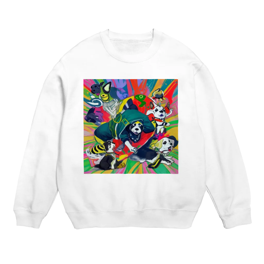 FoL_andのdogまん Crew Neck Sweatshirt