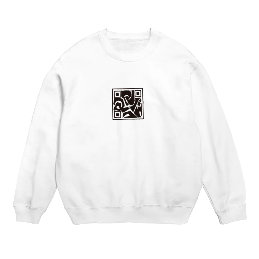 A_syのキューアールコード Crew Neck Sweatshirt