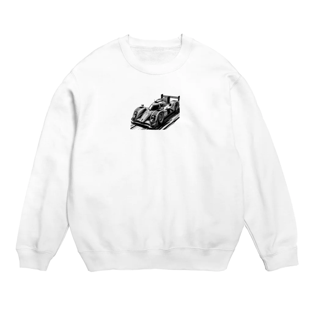 shinsuke114のシャープなデザインのスポーツカー Crew Neck Sweatshirt