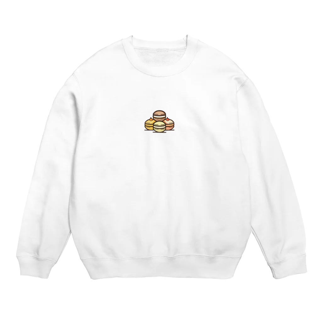 ハチ-8のマカロン　4つ Crew Neck Sweatshirt