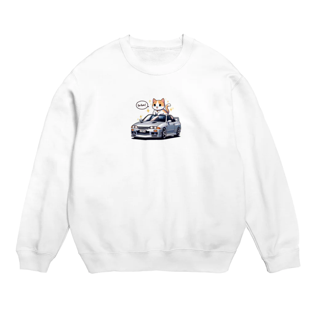 takkun0328のGT-Rキャットアドベンチャー Crew Neck Sweatshirt