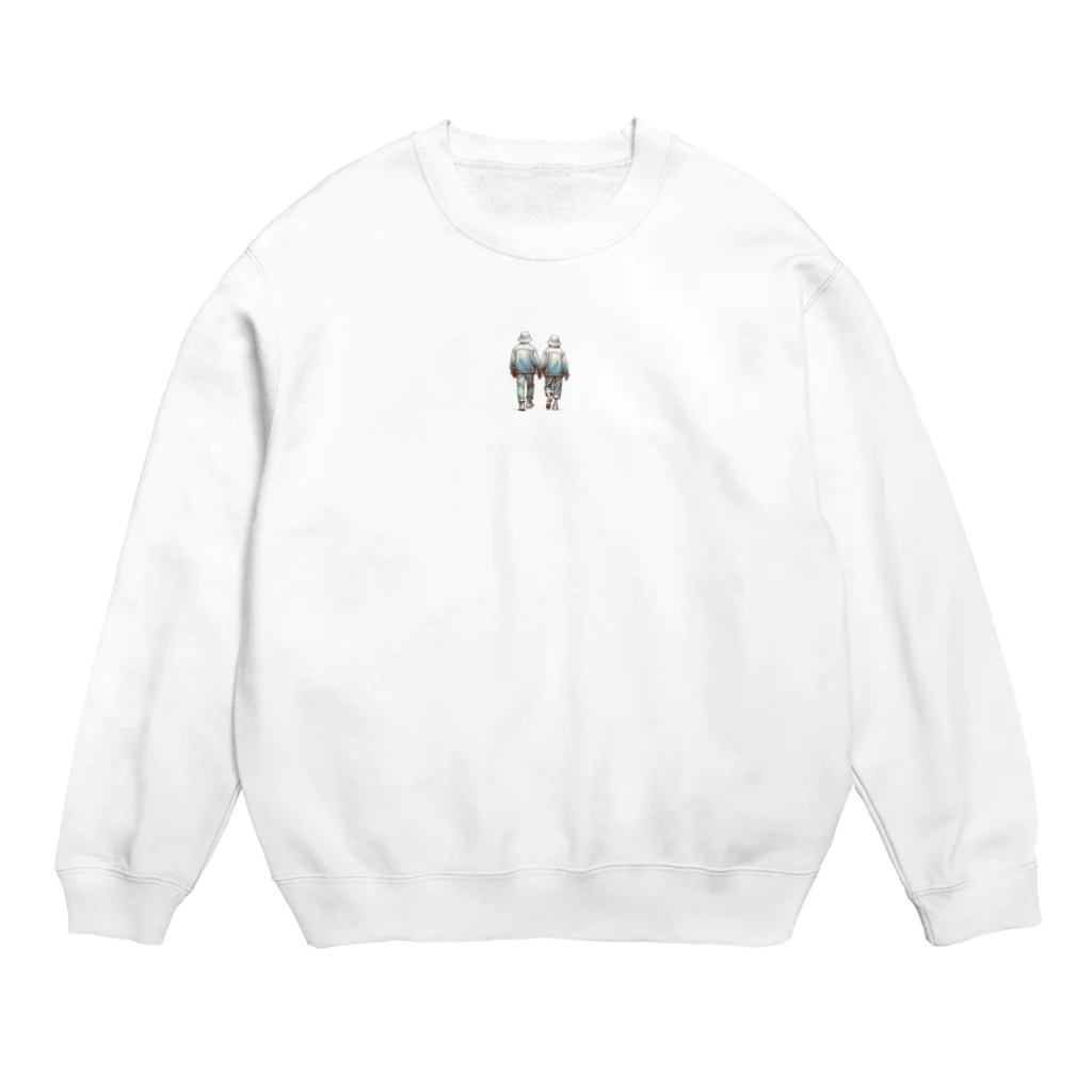 ケタケタの店の2人の休日デート Crew Neck Sweatshirt