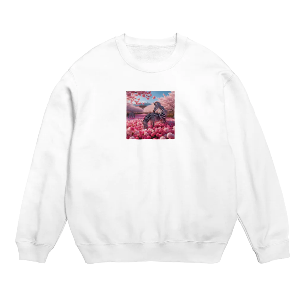 ONE POINTのワクワクする春 Crew Neck Sweatshirt