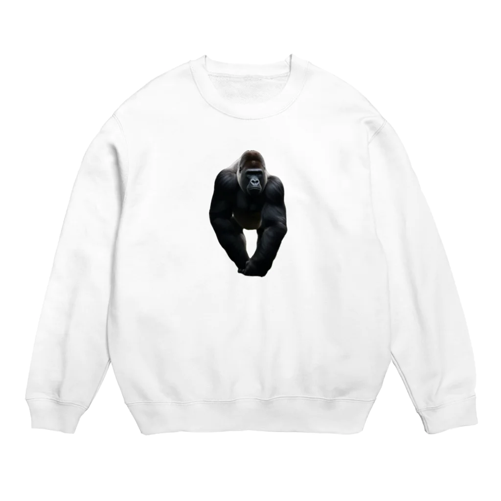 keistyleのお散歩ゴリラ Crew Neck Sweatshirt