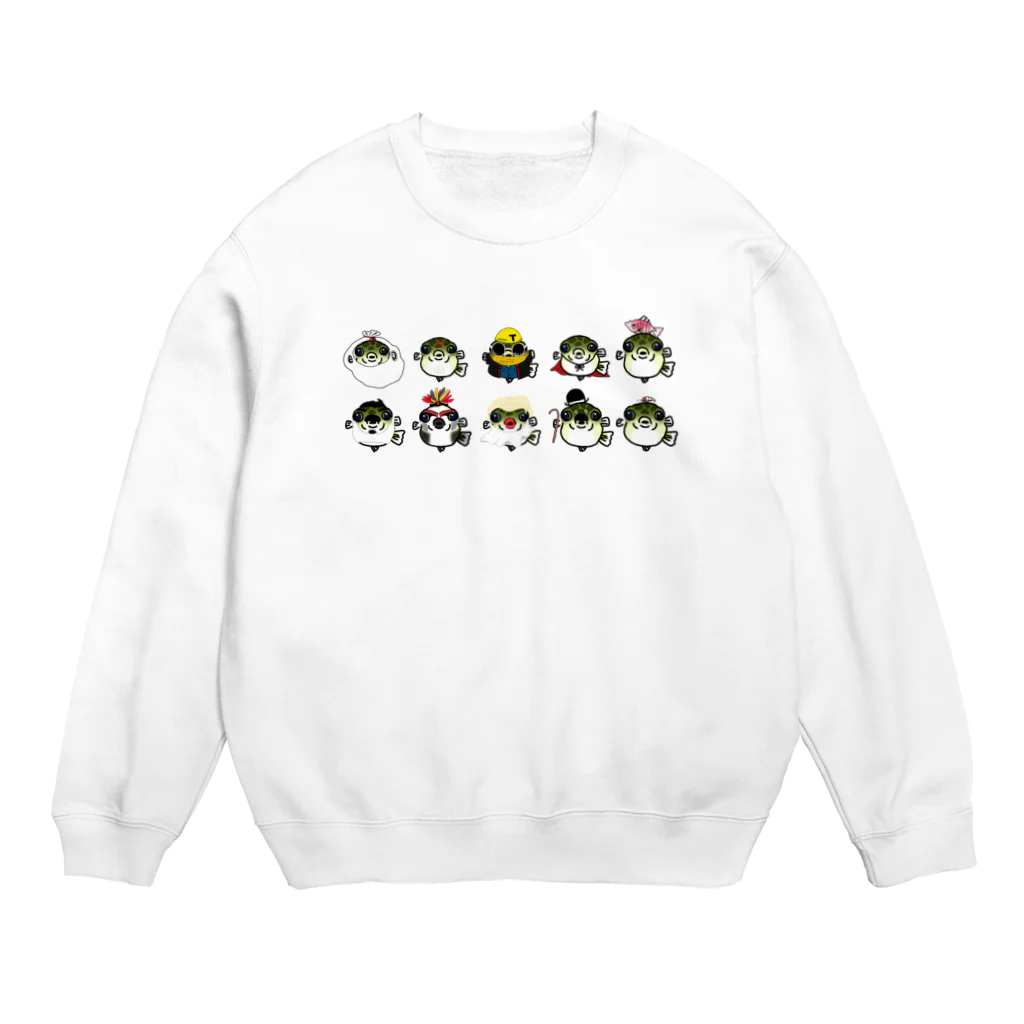 カタツムリ本舗のアベニーパファーコス Crew Neck Sweatshirt