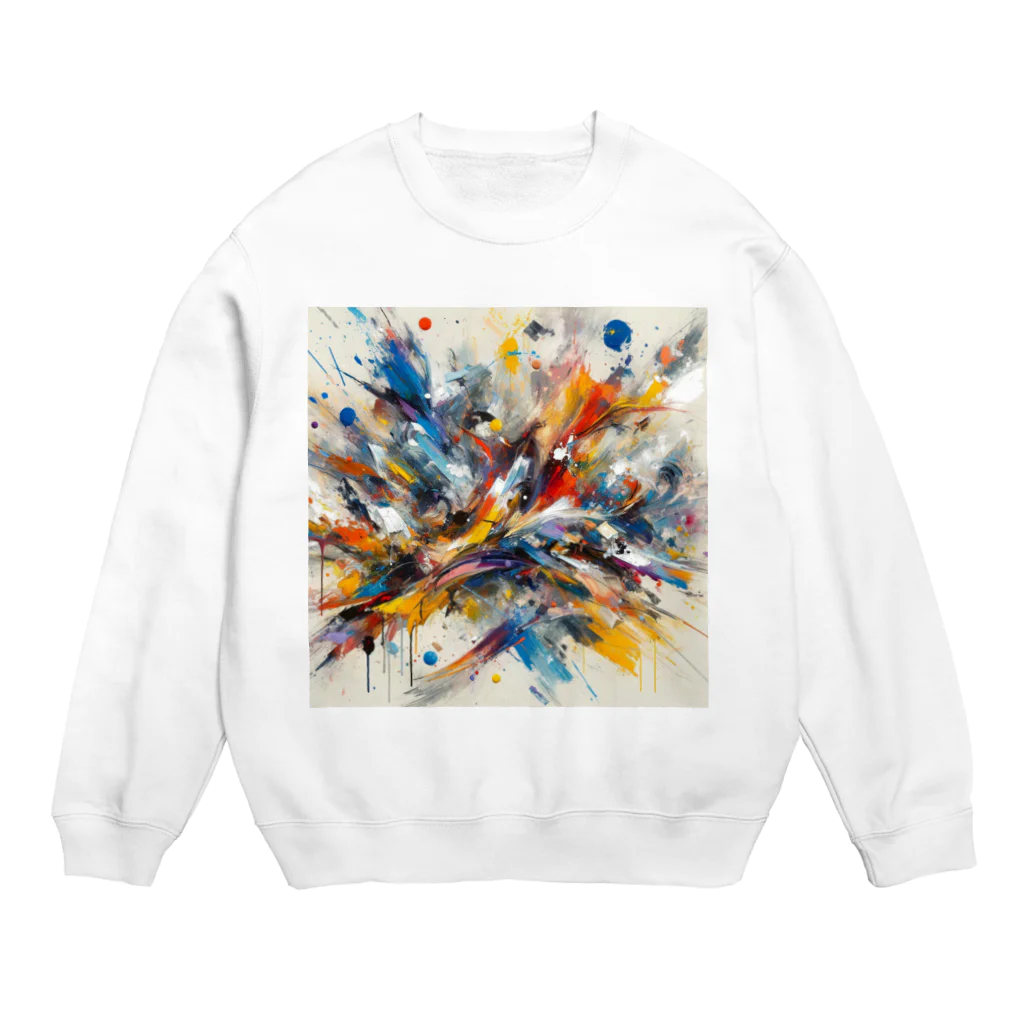 artistickerのアクション！ Crew Neck Sweatshirt