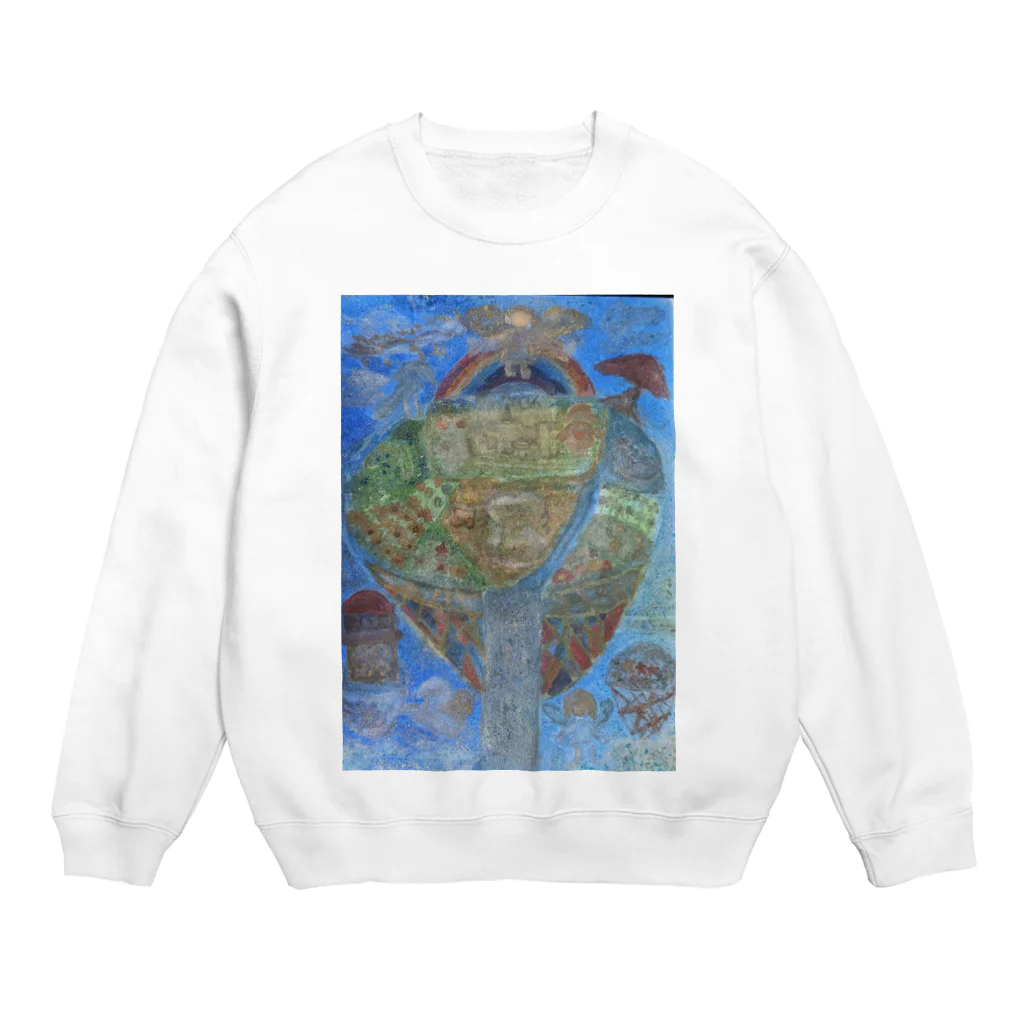 幻想世界のユートピアのひととき Crew Neck Sweatshirt