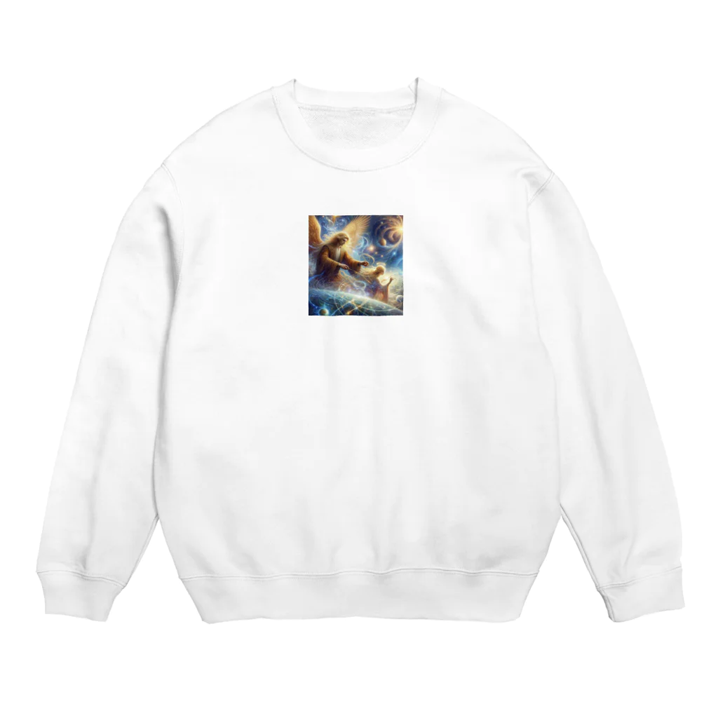 ドリームスケープギャラリーの二人の天使 Crew Neck Sweatshirt