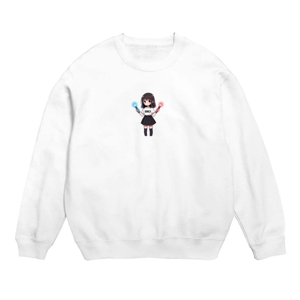 momomikansakuraのアイドル好き女子 Crew Neck Sweatshirt