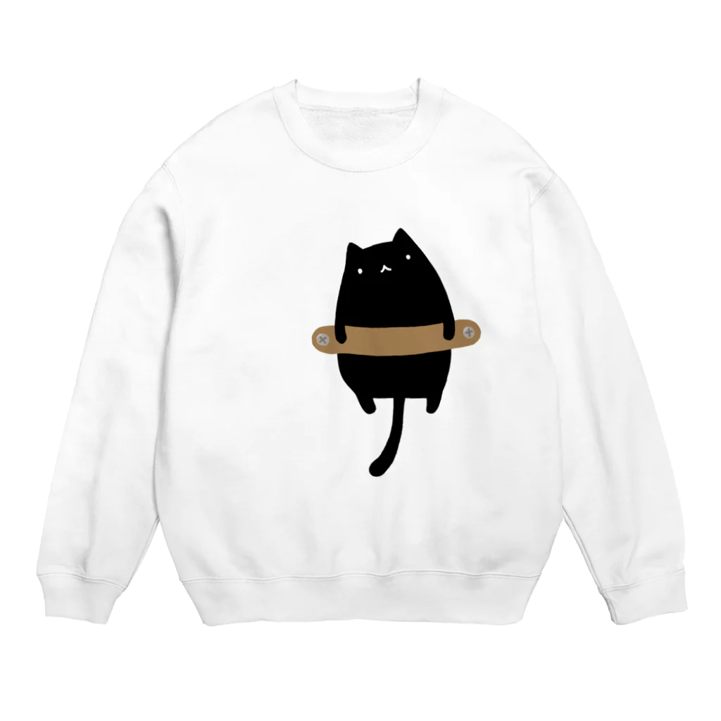 うさやの磔の刑に処される猫 Crew Neck Sweatshirt