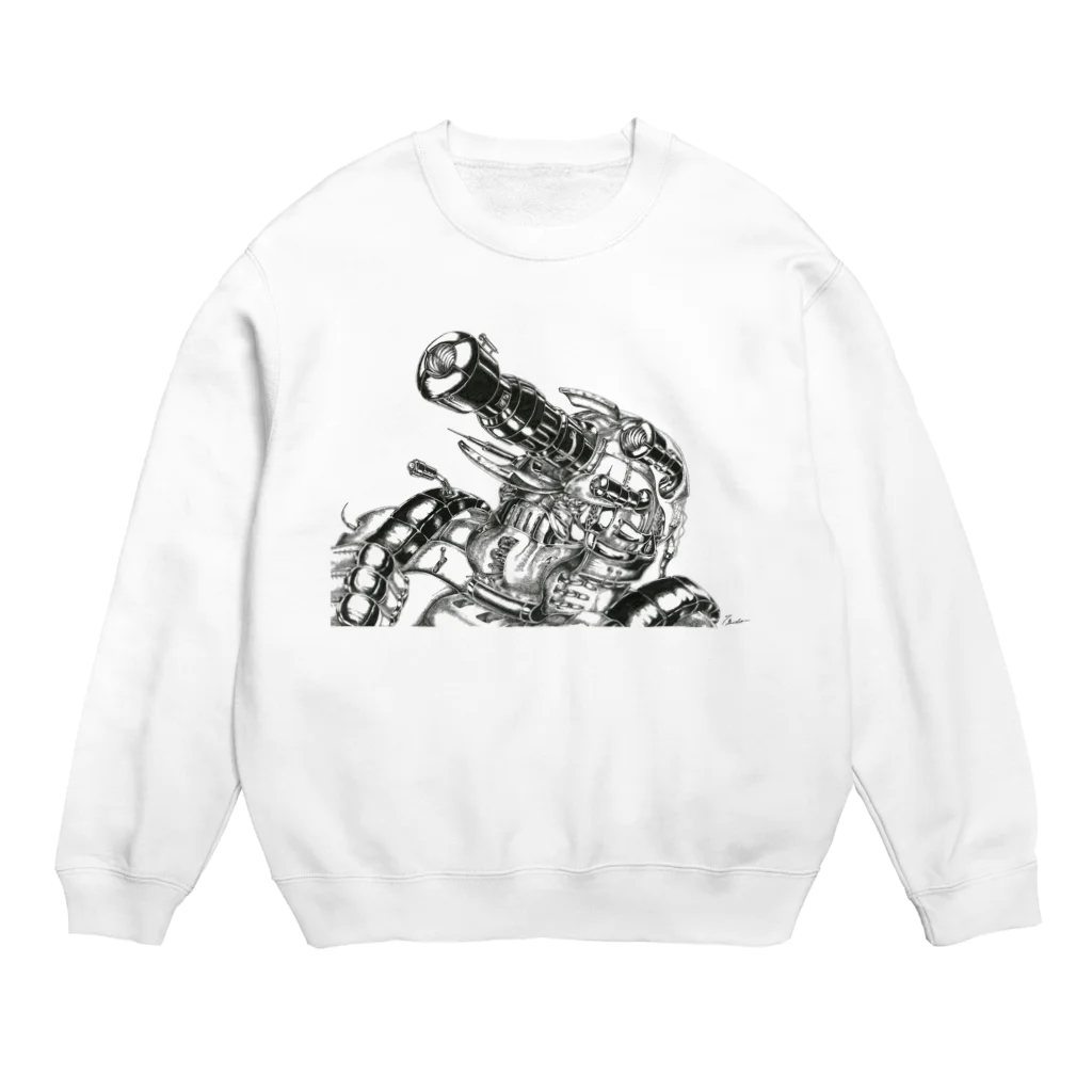 T_Bandyの兵器ロボット Crew Neck Sweatshirt