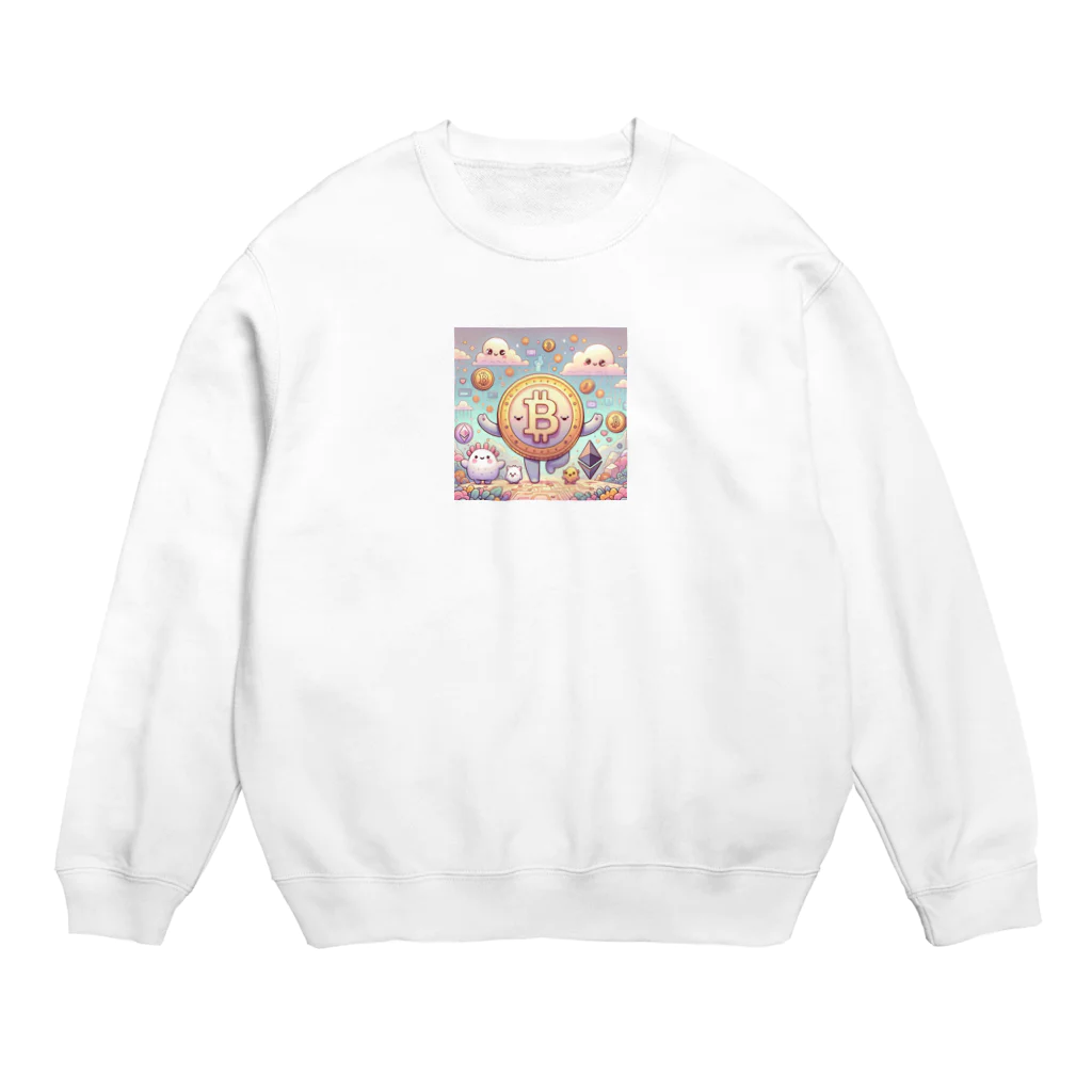 ごみちゃんショップのびっとこくん Crew Neck Sweatshirt