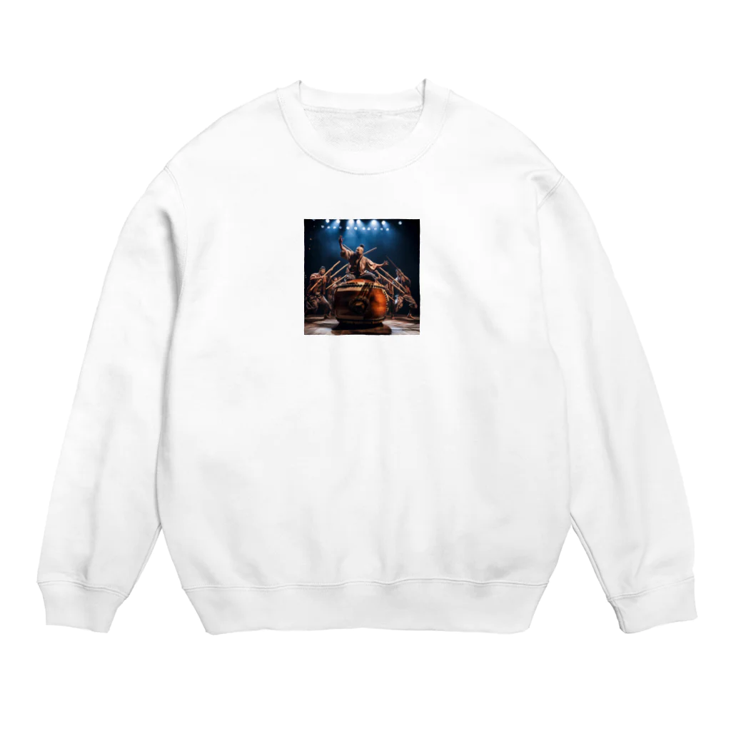 AQUAMETAVERSEの大太鼓の演奏　なでしこ1478 Crew Neck Sweatshirt