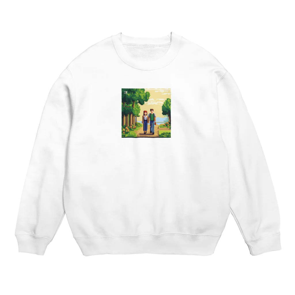 kichamanの散歩デート Crew Neck Sweatshirt