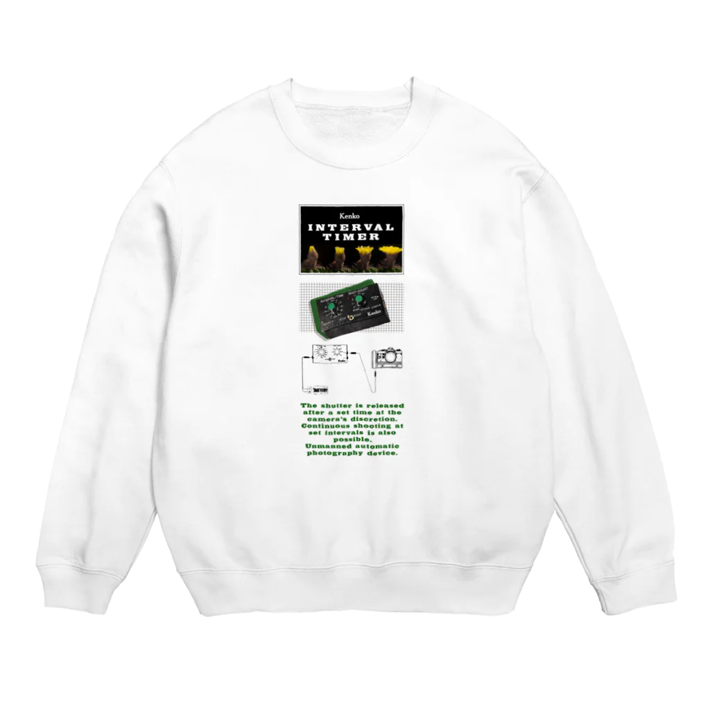 ケンコー・トキナー雑貨ショップ「ケンコーブティック」のケンコークラシック　インターバルタイマー Crew Neck Sweatshirt