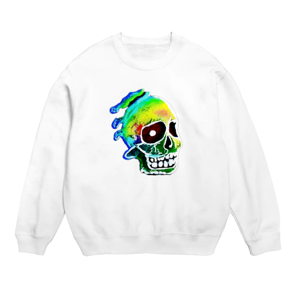 MEGROOVEのドクロ💀3 Crew Neck Sweatshirt