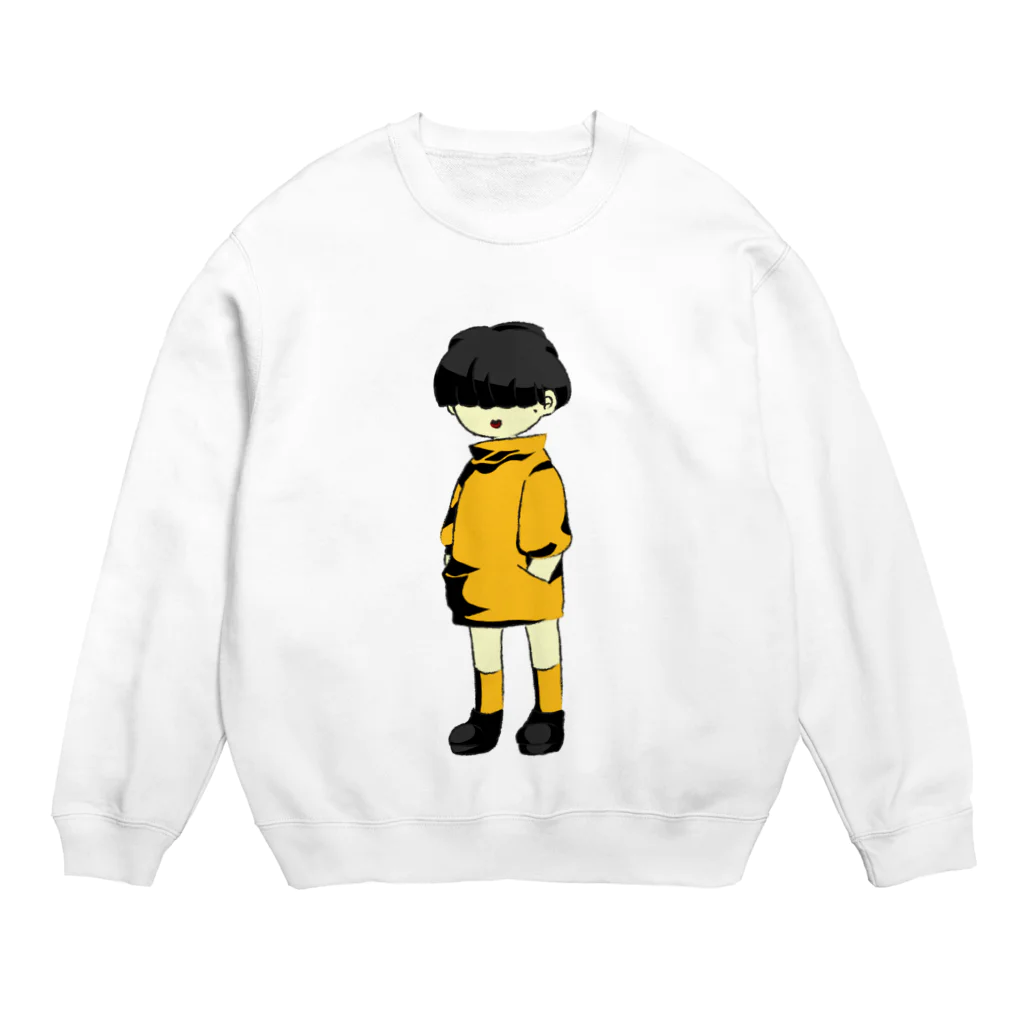 りりり。のおかっぱちゃん Crew Neck Sweatshirt