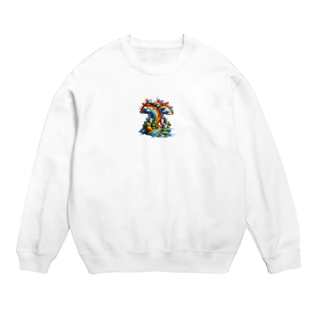 レインボーズエンドストアのレインボーツリー Crew Neck Sweatshirt