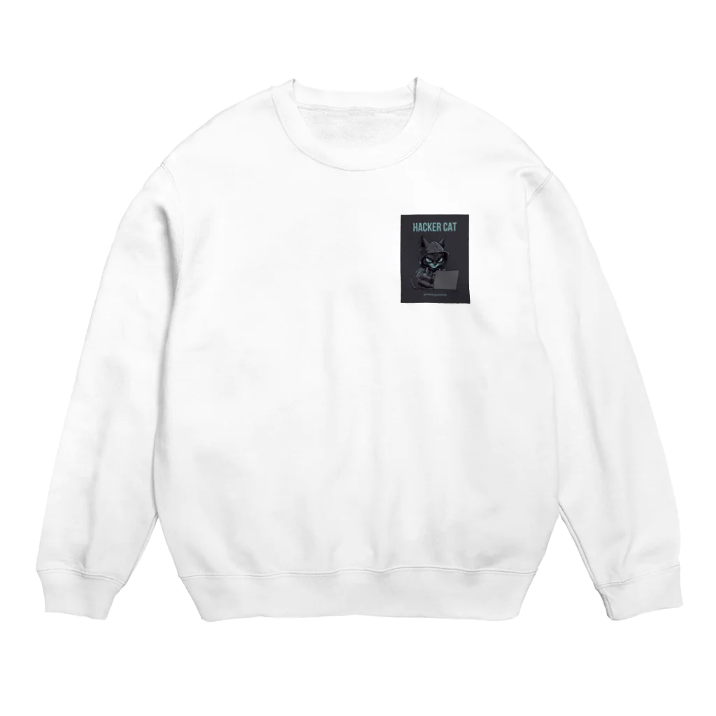 SINOBI7のはっかーきゃっと Crew Neck Sweatshirt