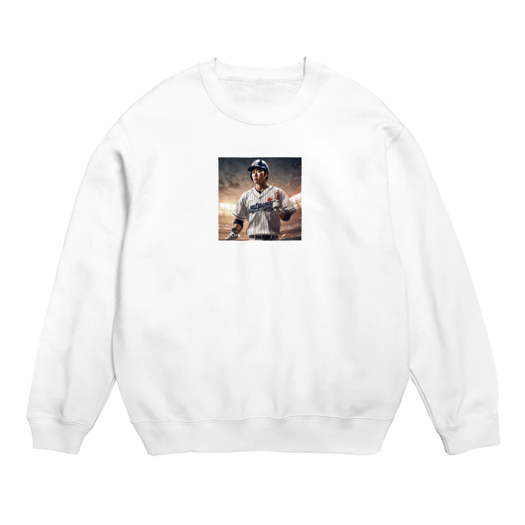 てぃっちゃんの野球 Crew Neck Sweatshirt