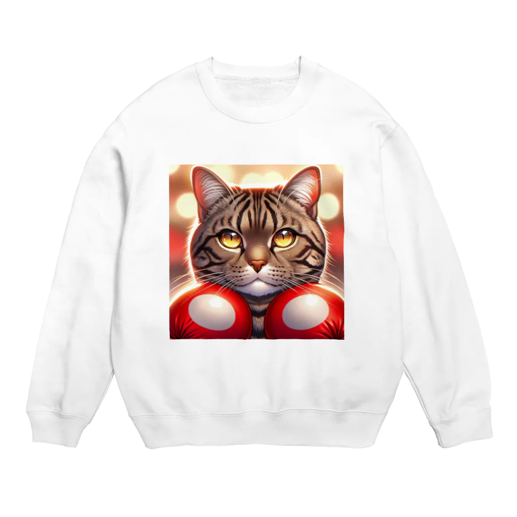 Super__Catのファイトキャット Crew Neck Sweatshirt