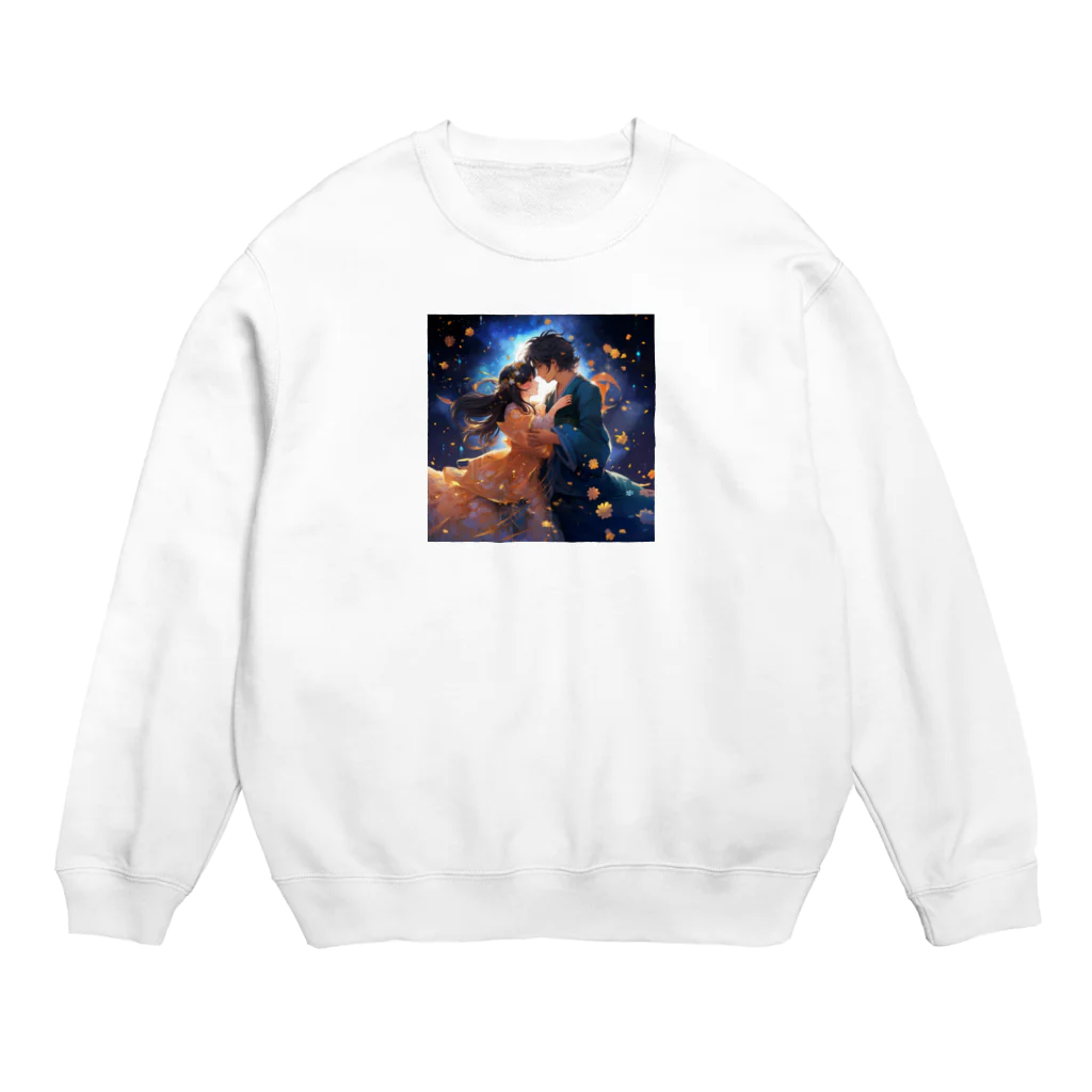 AQUAMETAVERSEの七夕の夜彦星と織り姫　なでしこ1478 Crew Neck Sweatshirt