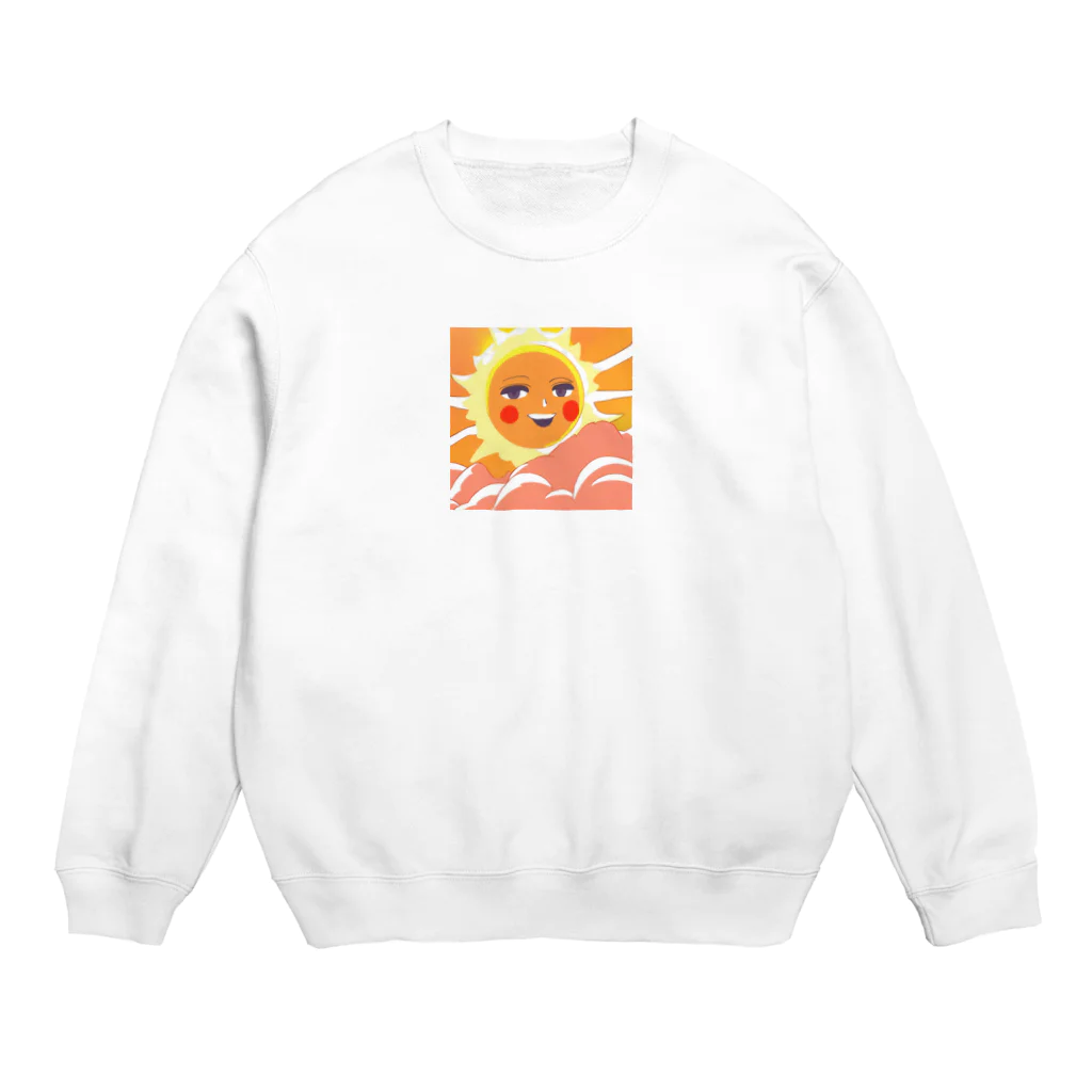 Kousuke2の太陽のように明るく元気よく Crew Neck Sweatshirt