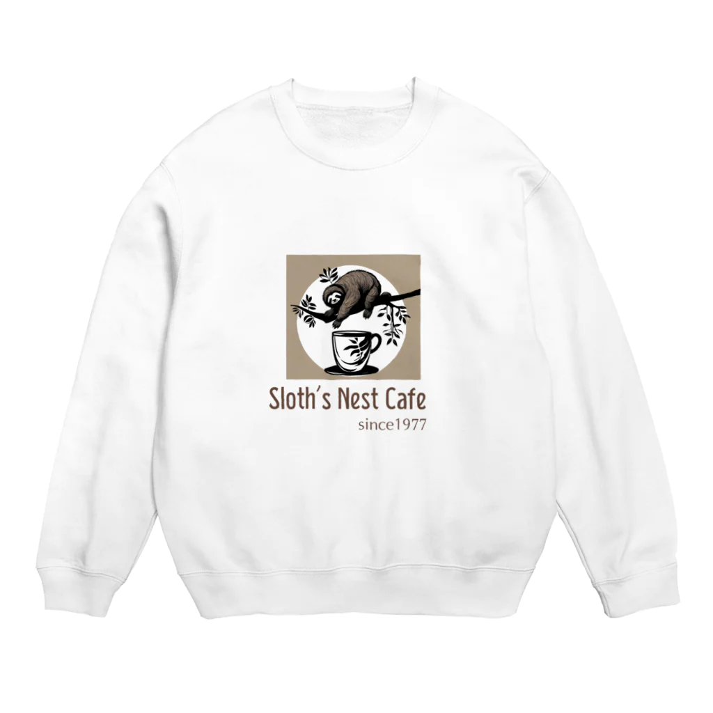 leisurely_lifeのSloth’s Nest Café Crew Neck Sweatshirt