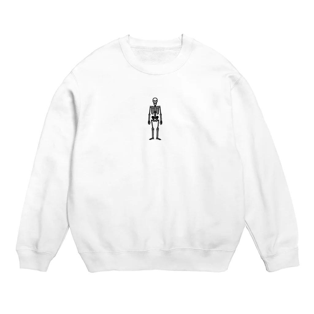 toto444のオシャレなガイコツ Crew Neck Sweatshirt