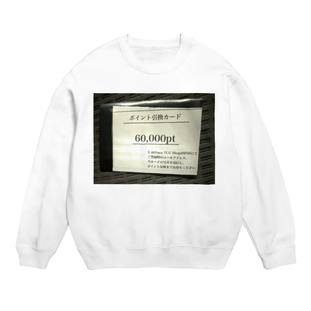 百花（会社グッズ企画計画中w）のDuceのポイント券 Crew Neck Sweatshirt